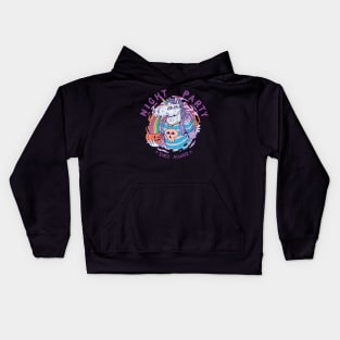 Night Party Unicorn Kids Hoodie